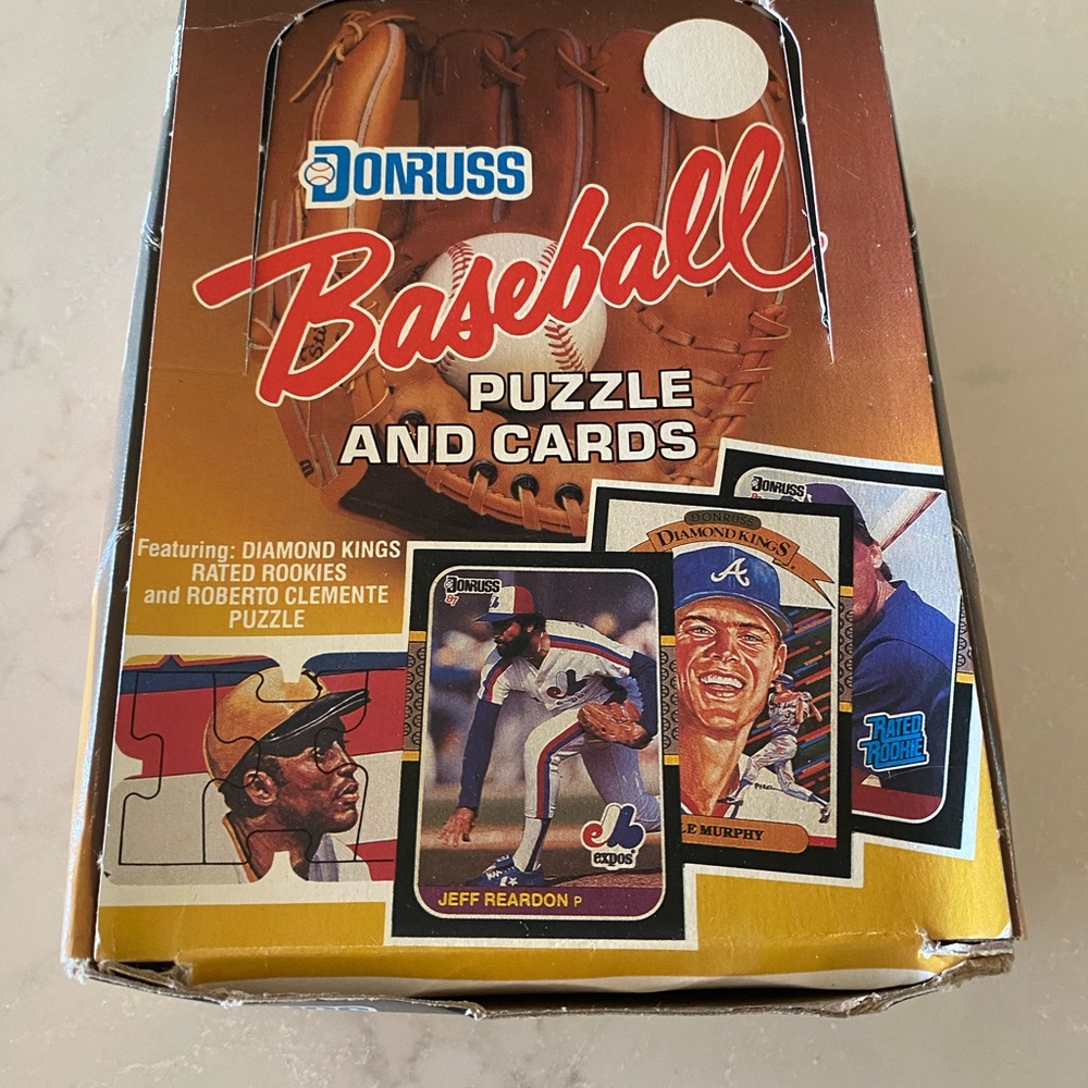 Donruss unopened wax box.1987